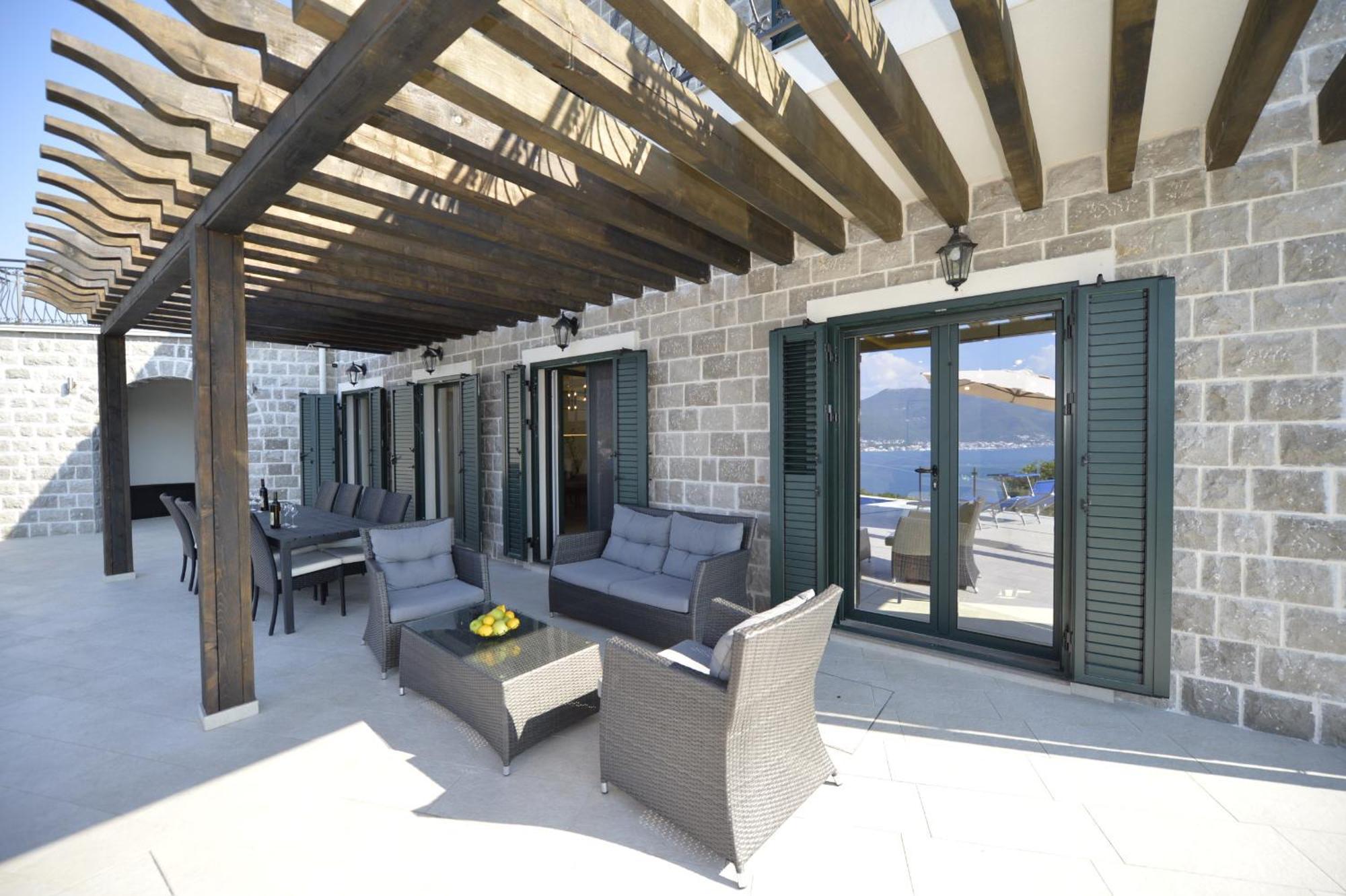 Villa Vista Azzurra Тиват Экстерьер фото