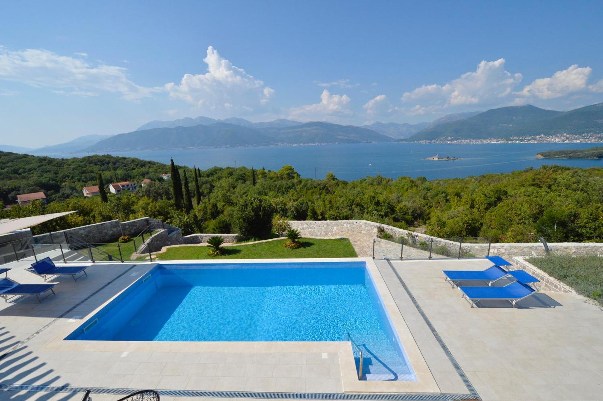 Villa Vista Azzurra Тиват Экстерьер фото