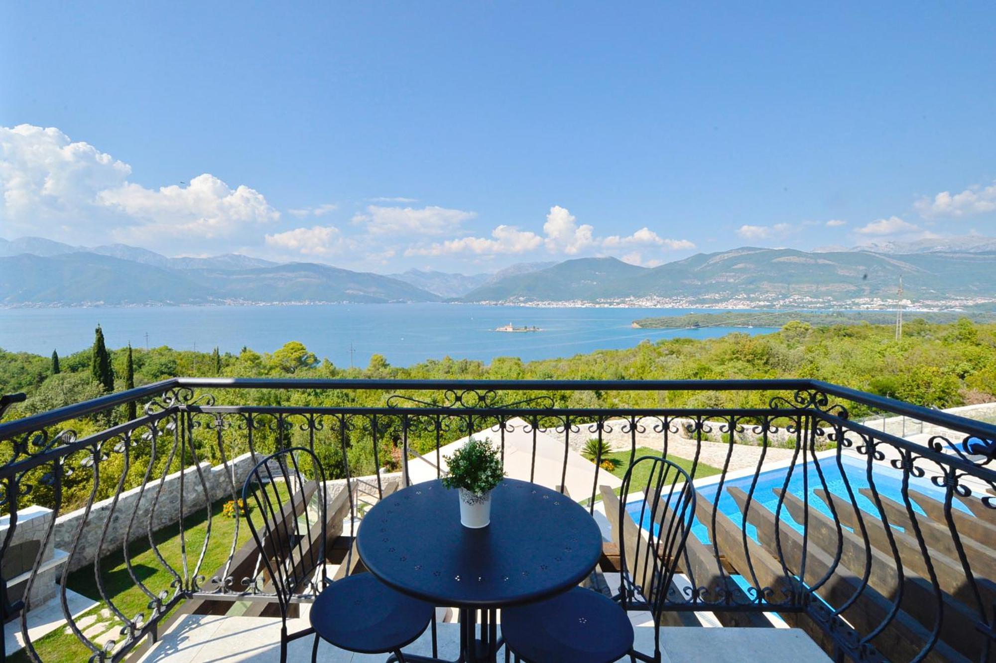 Villa Vista Azzurra Тиват Экстерьер фото