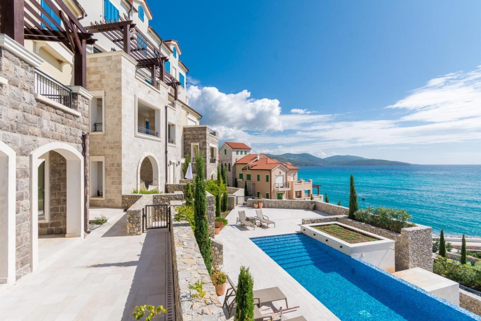 Villa Vista Azzurra Тиват Экстерьер фото